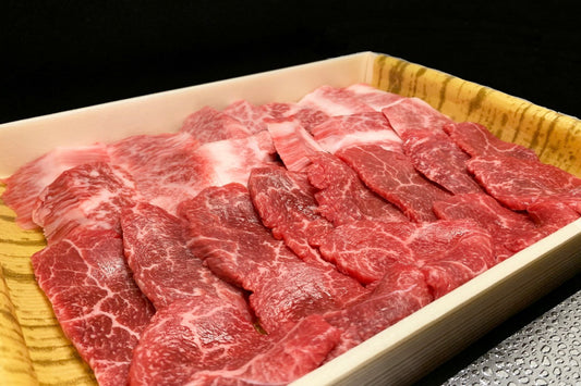 鳥取和牛上カルビ・赤身肉 焼肉 約500g
