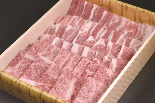 鳥取和牛・鳥取県産豚　焼肉　約600g